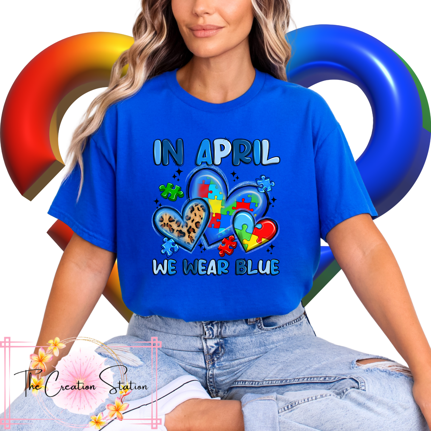In April we wear blue hearts