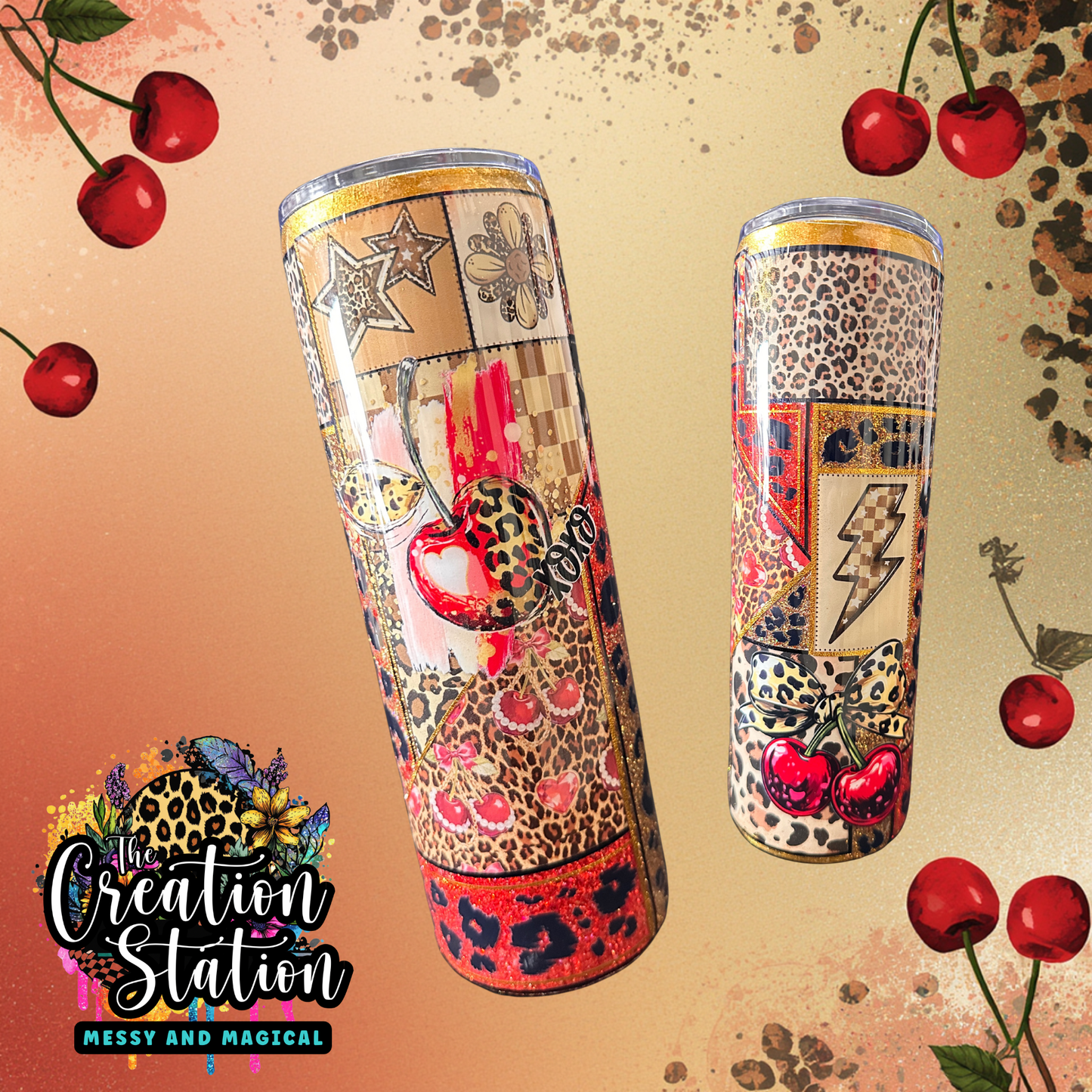 Cheetah And Cherries 30oz