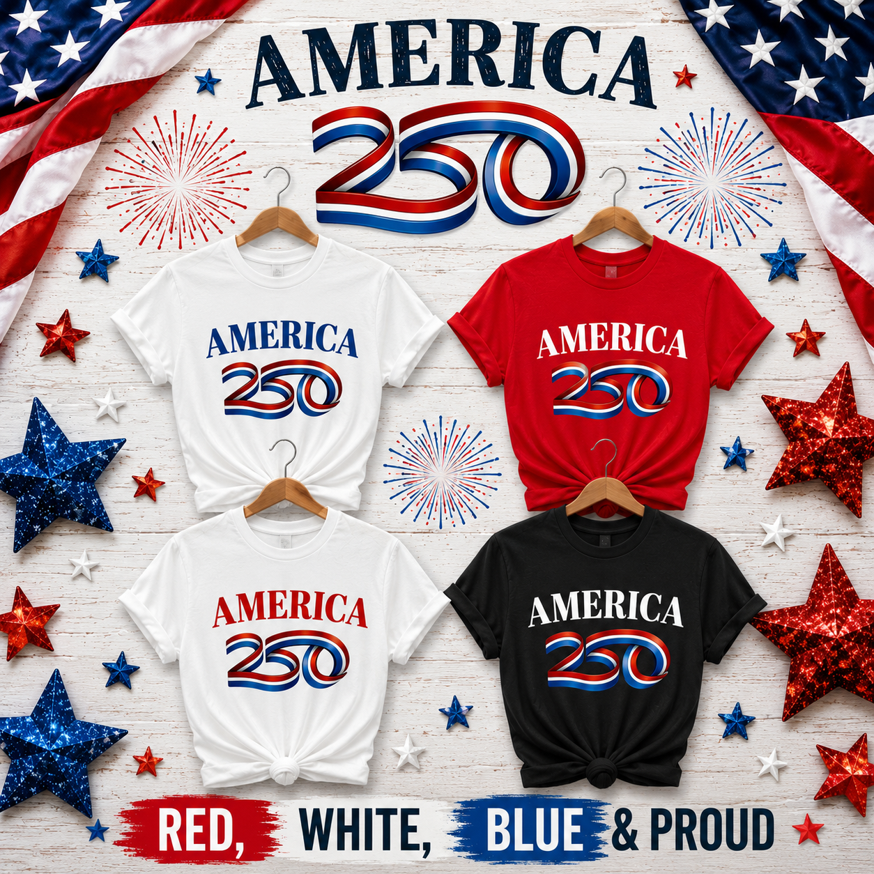 AMERICA-250- (SPECIFY COLOR IN ORDER SPECIAL INSTRUCTIONS BOX)