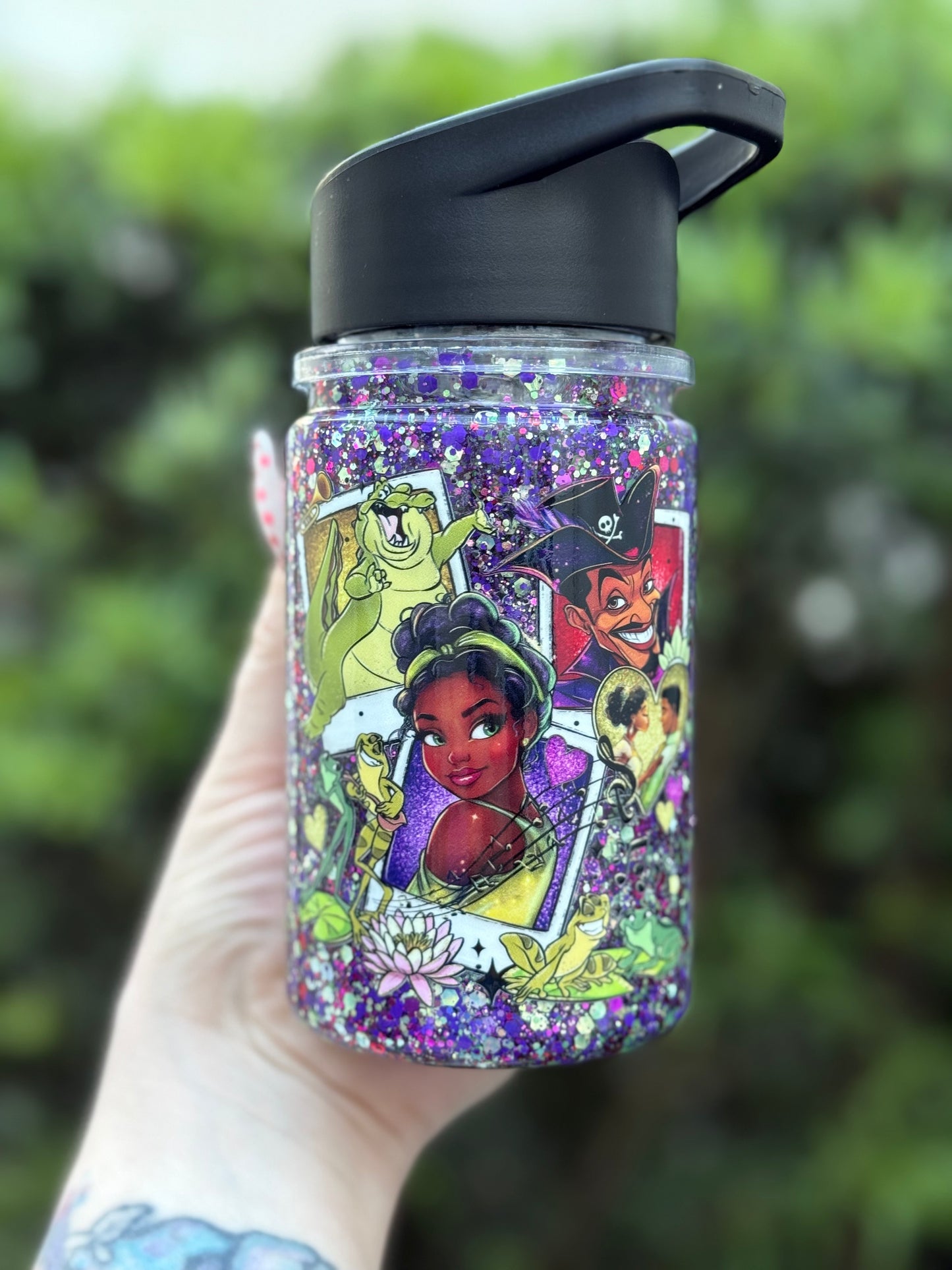 Custom Glitter Snow Globe Tumbler READ DESCRIPTION
