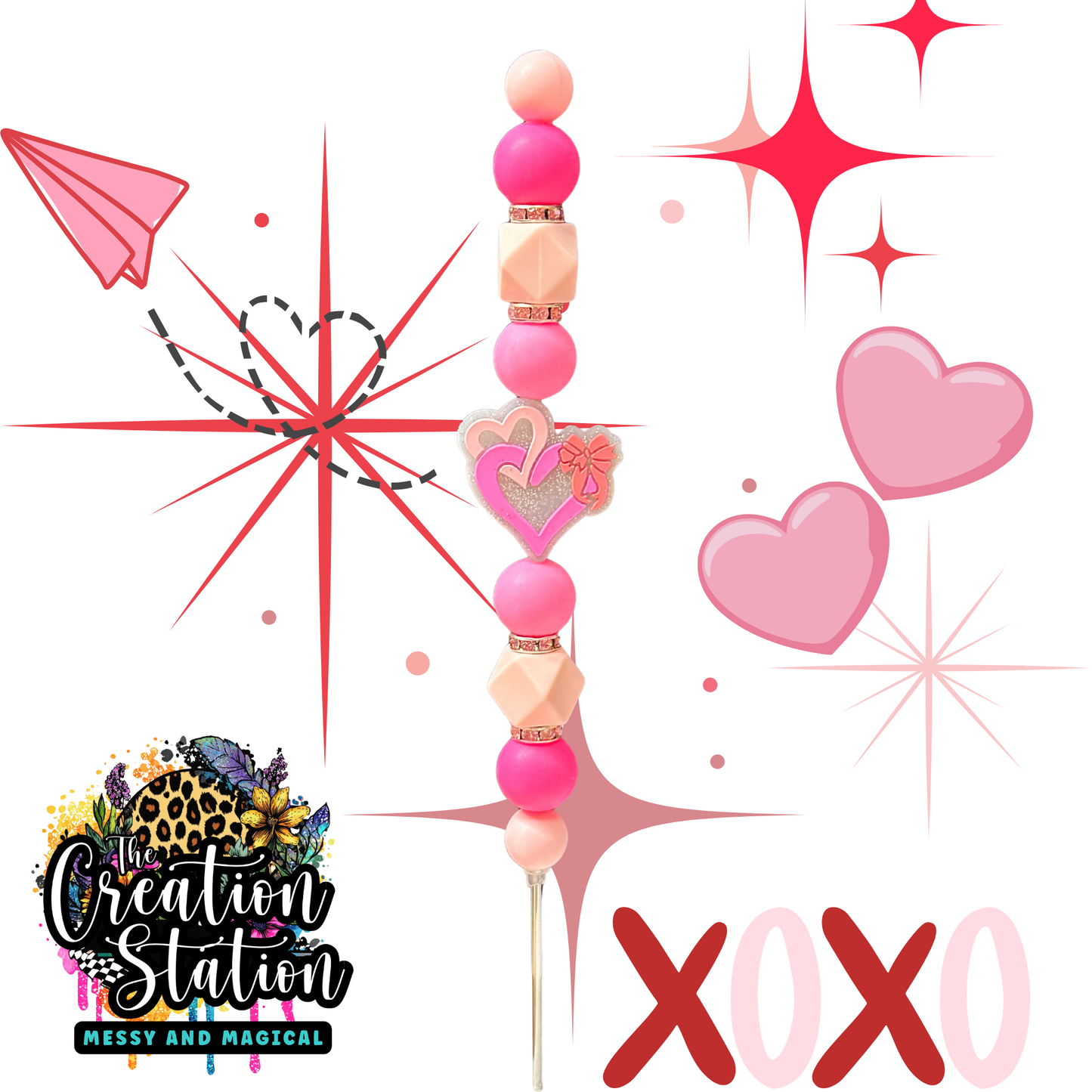 Pink Heart Duo Pokey Pal™