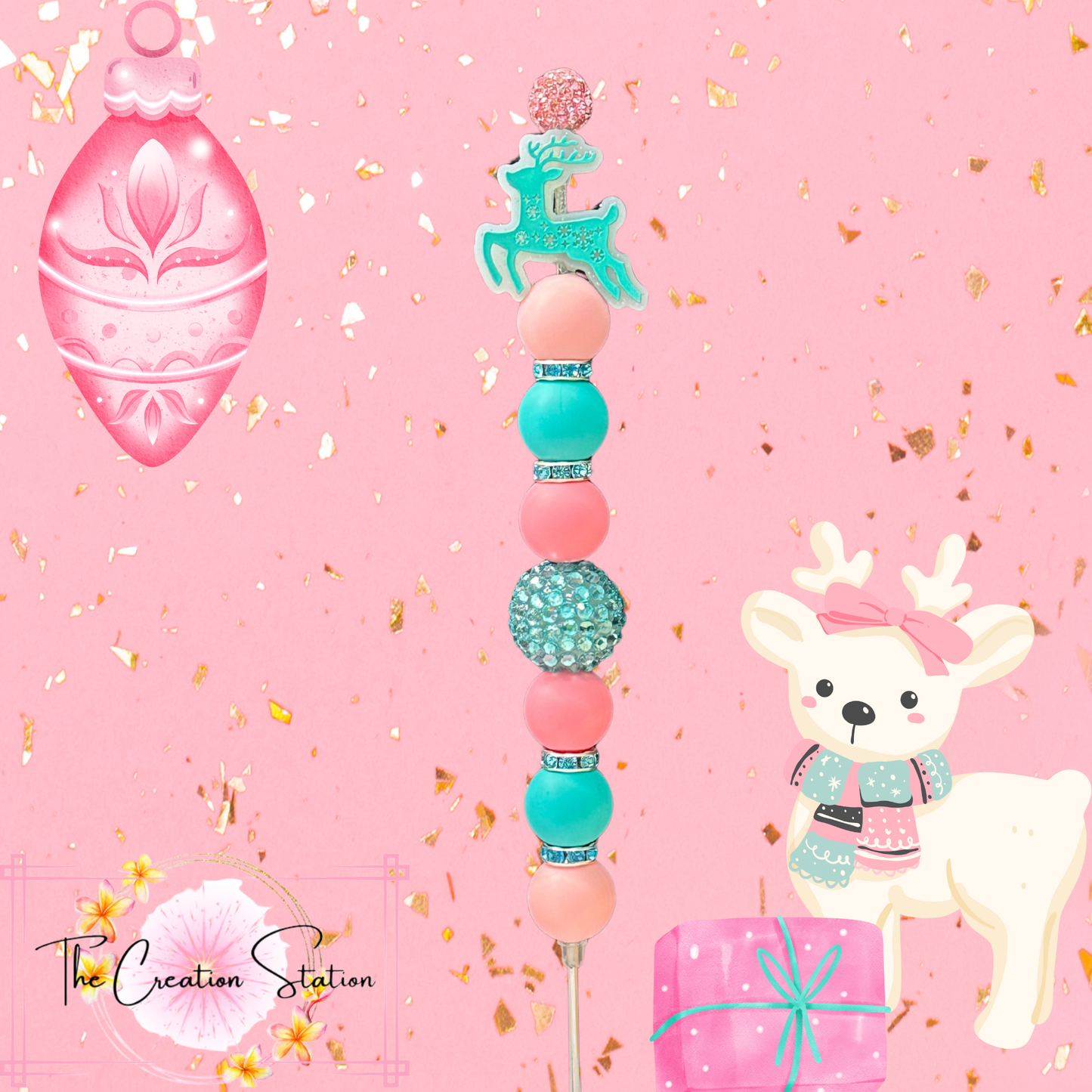 Teal Reindeer-Pokey Pal™