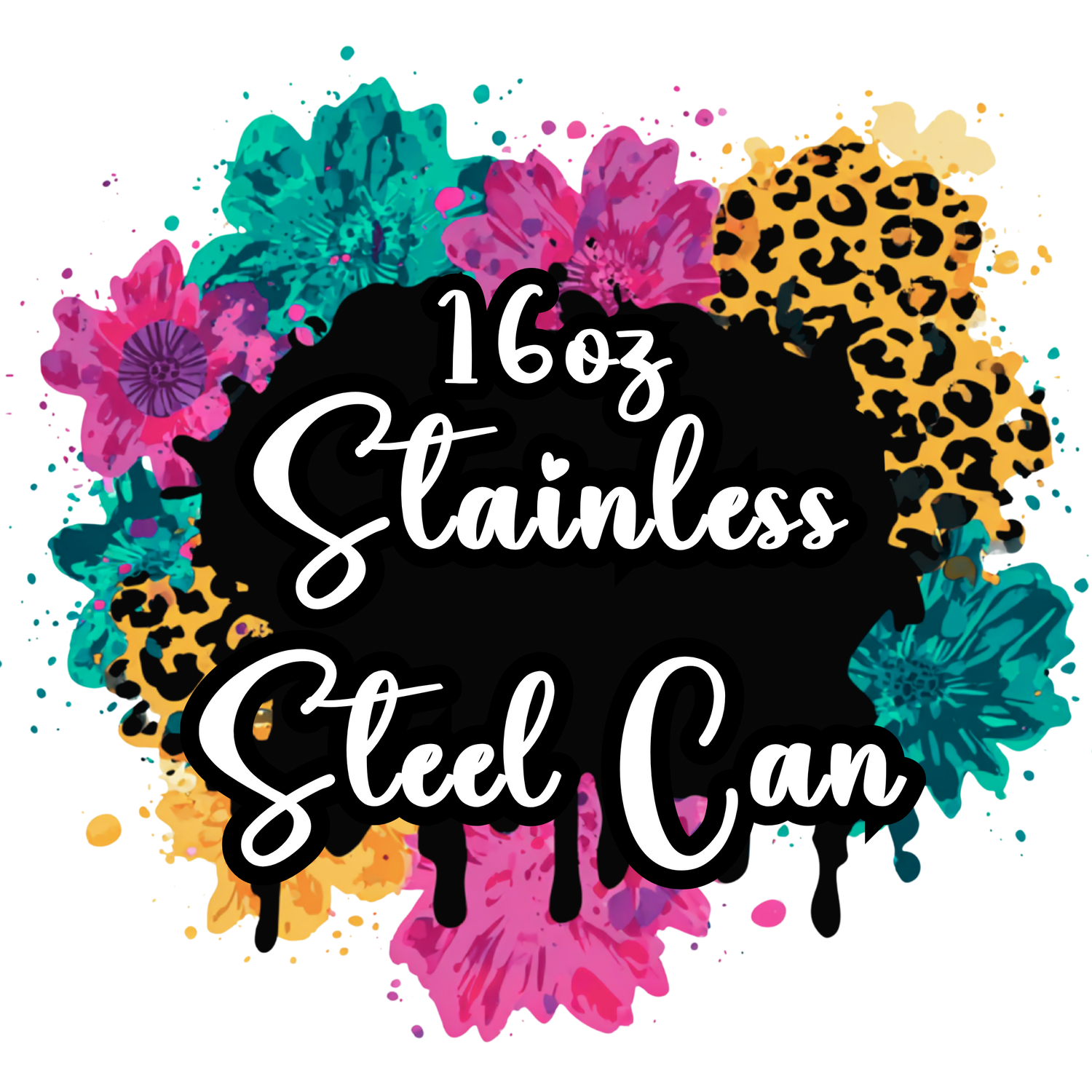 16oz Stainless Steel Can