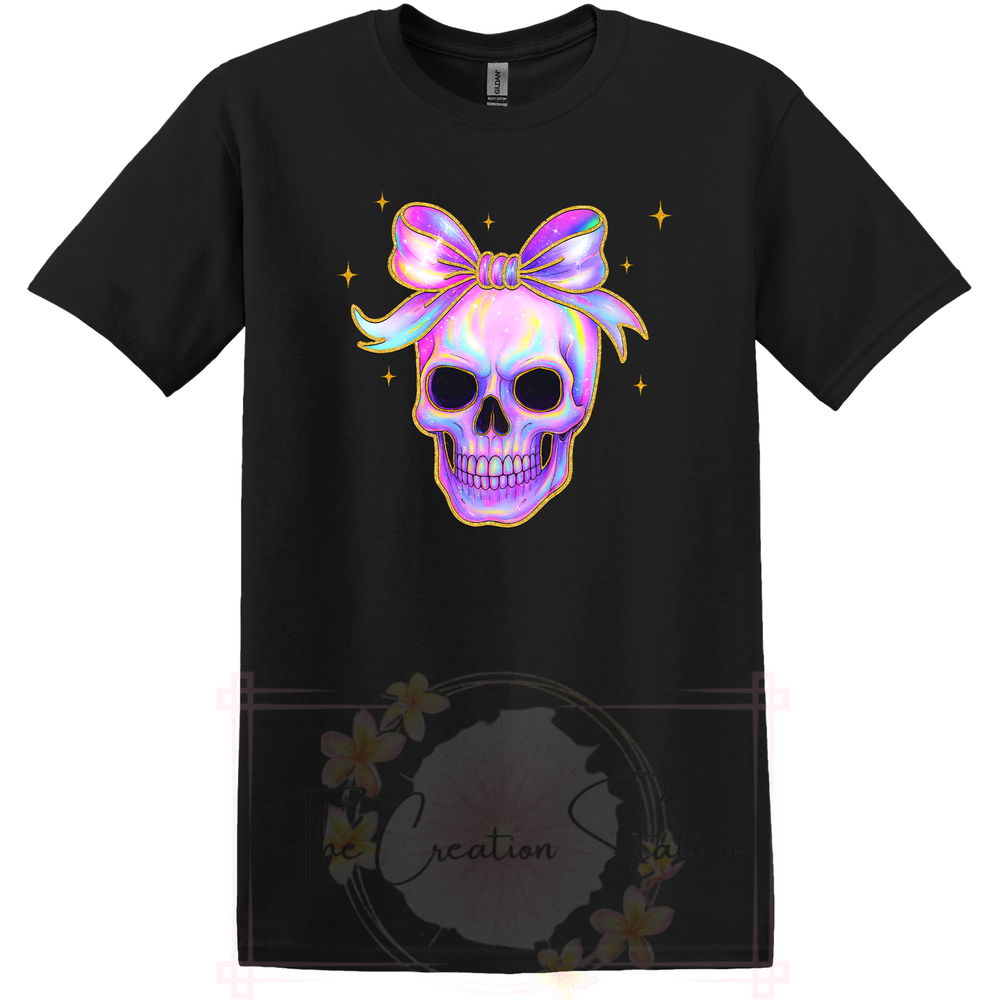 Skull With Bow