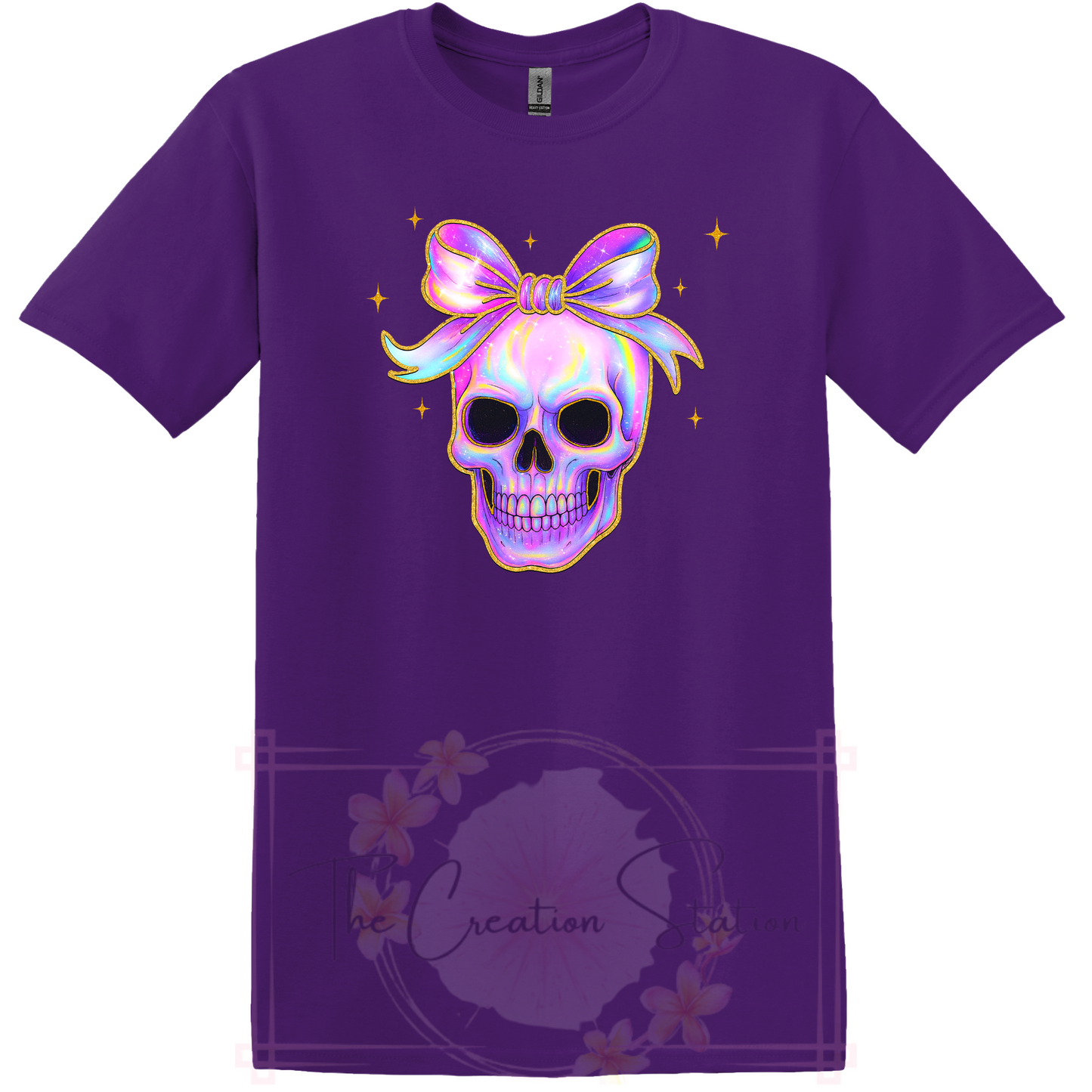 Skull With Bow