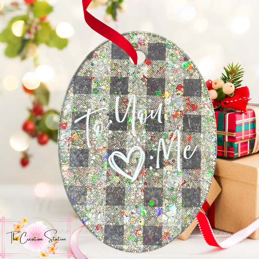 To You-Black & White Plaid