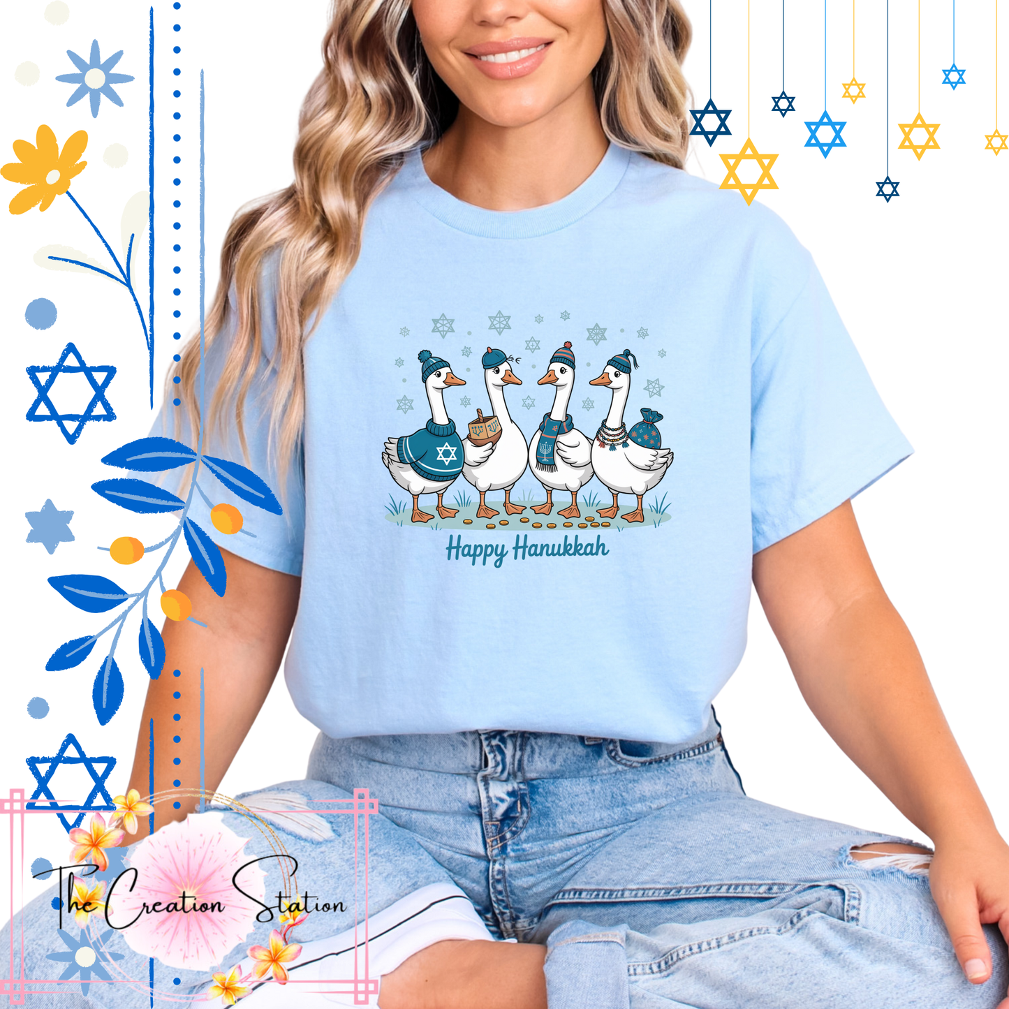 Happy Hanukkah Geese
