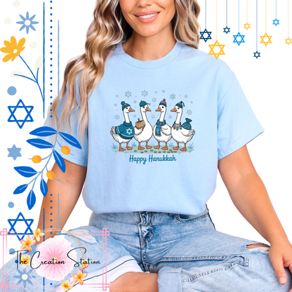 Happy Hanukkah Geese