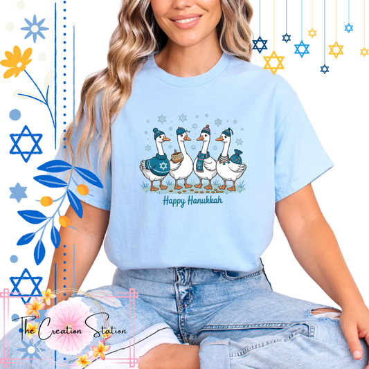 Happy Hanukkah Geese