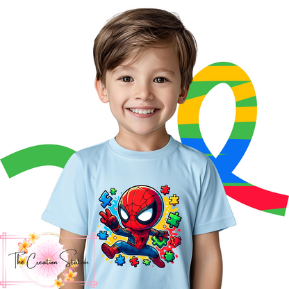 Webman with puzzle pieces