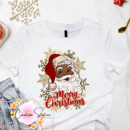 Santa With Snowflakes