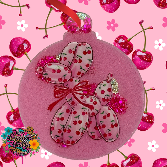 Cherry Balloon Dog