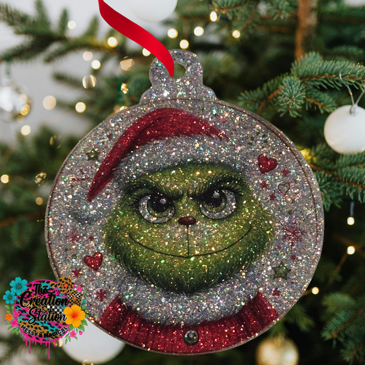 Green Guy with Hearts