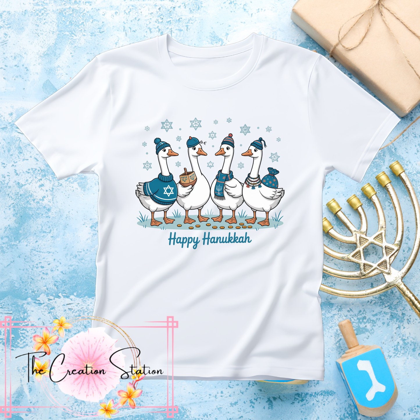 Happy Hanukkah Geese