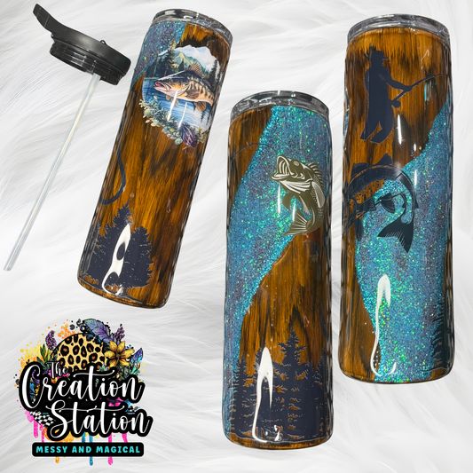 Wood grain Fishing