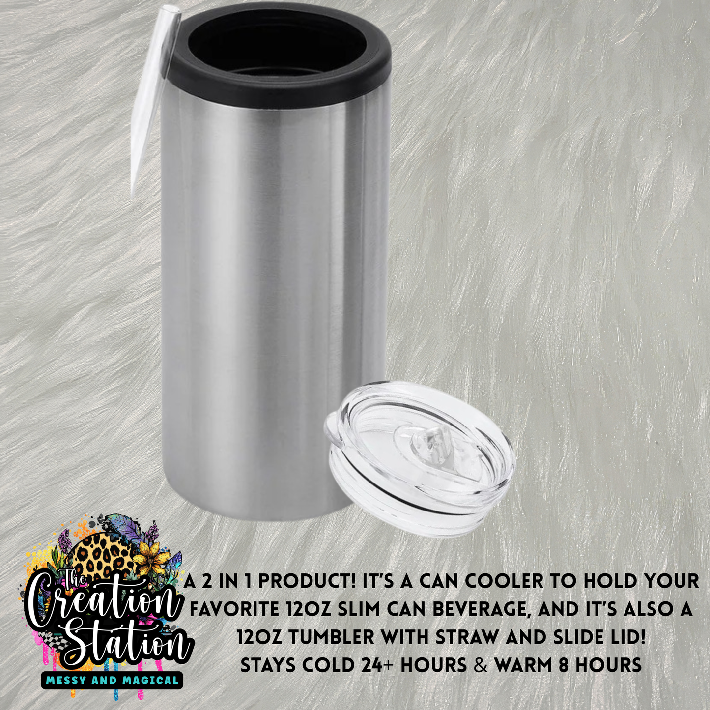 Custom Epoxy Skinny Koozie