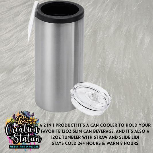 Custom Epoxy Skinny Koozie