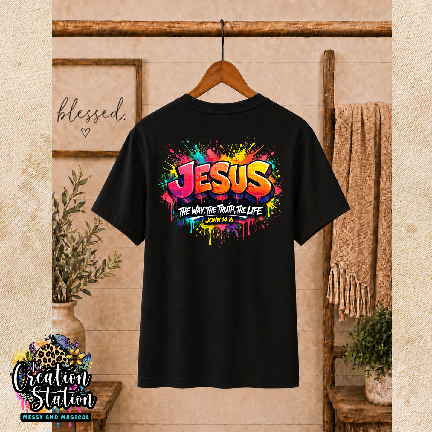 JESUS The Way, Image on The Back
