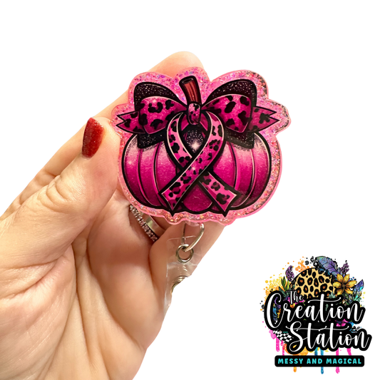 Pink Pumpkin Ribbon