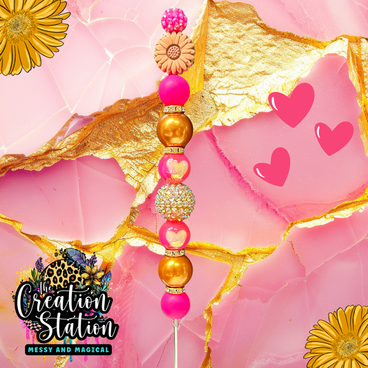 Pink & Gold Heart Pokey Pal™