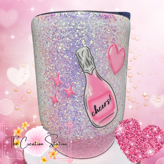 Pop The Love 12oz Wine/Cocktail Tumbler