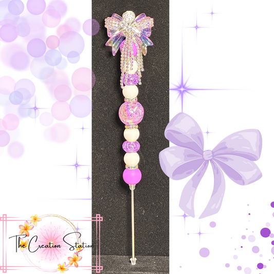 Purple Bling Bow