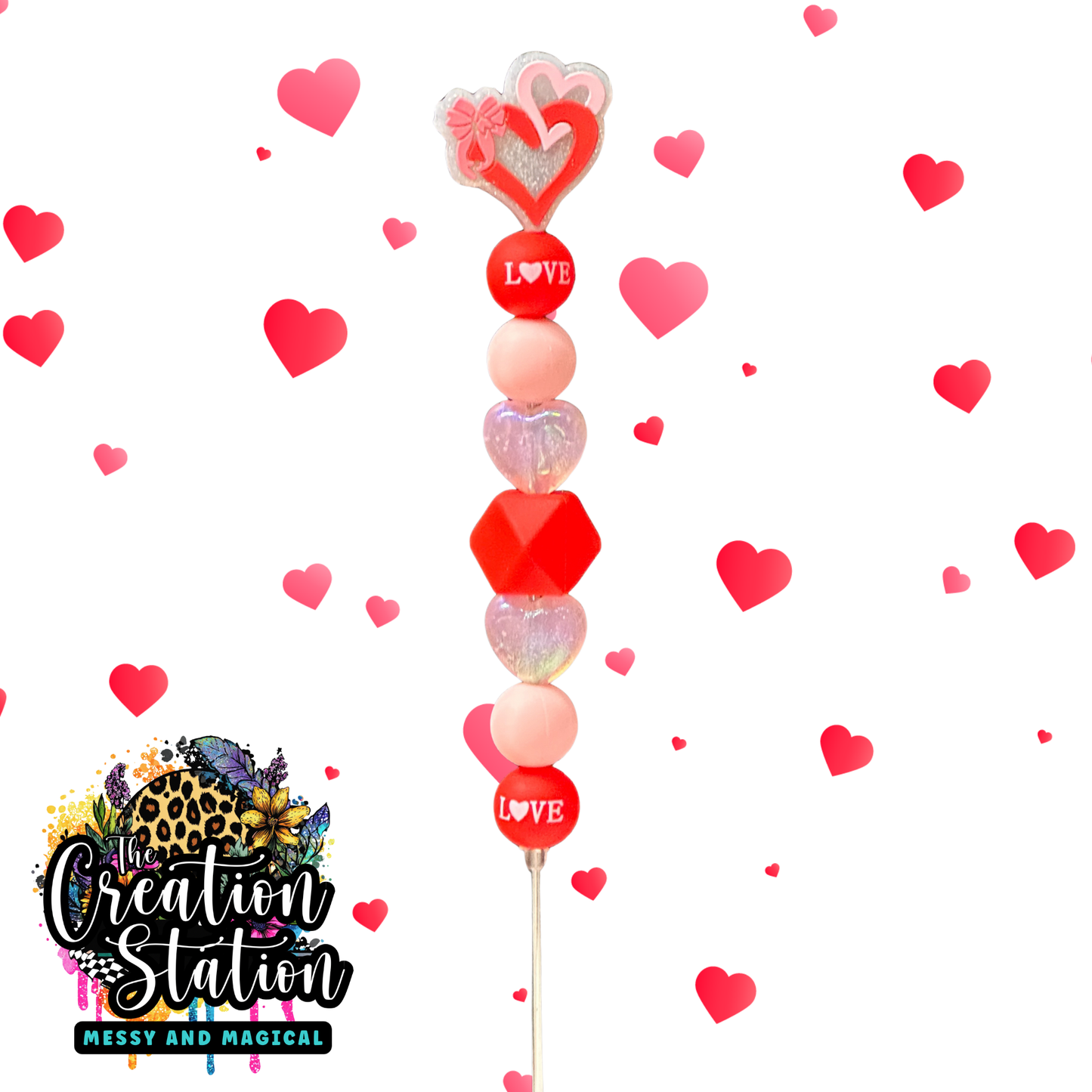 Red & Pink Heart Love Pokey Pal™