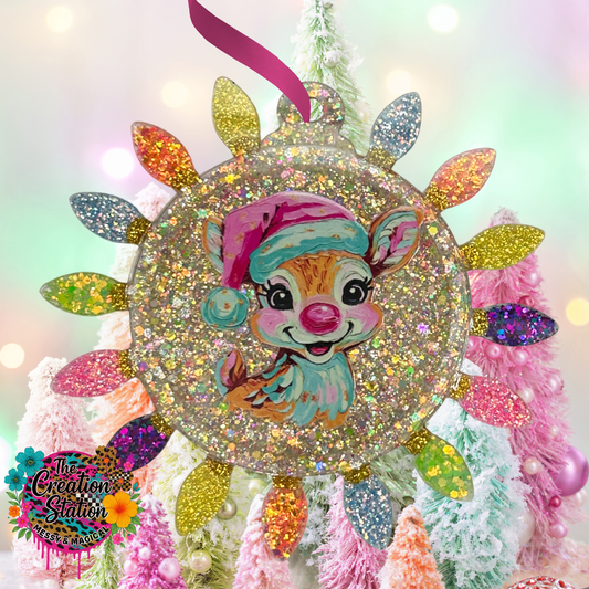 Reindeer with Lights