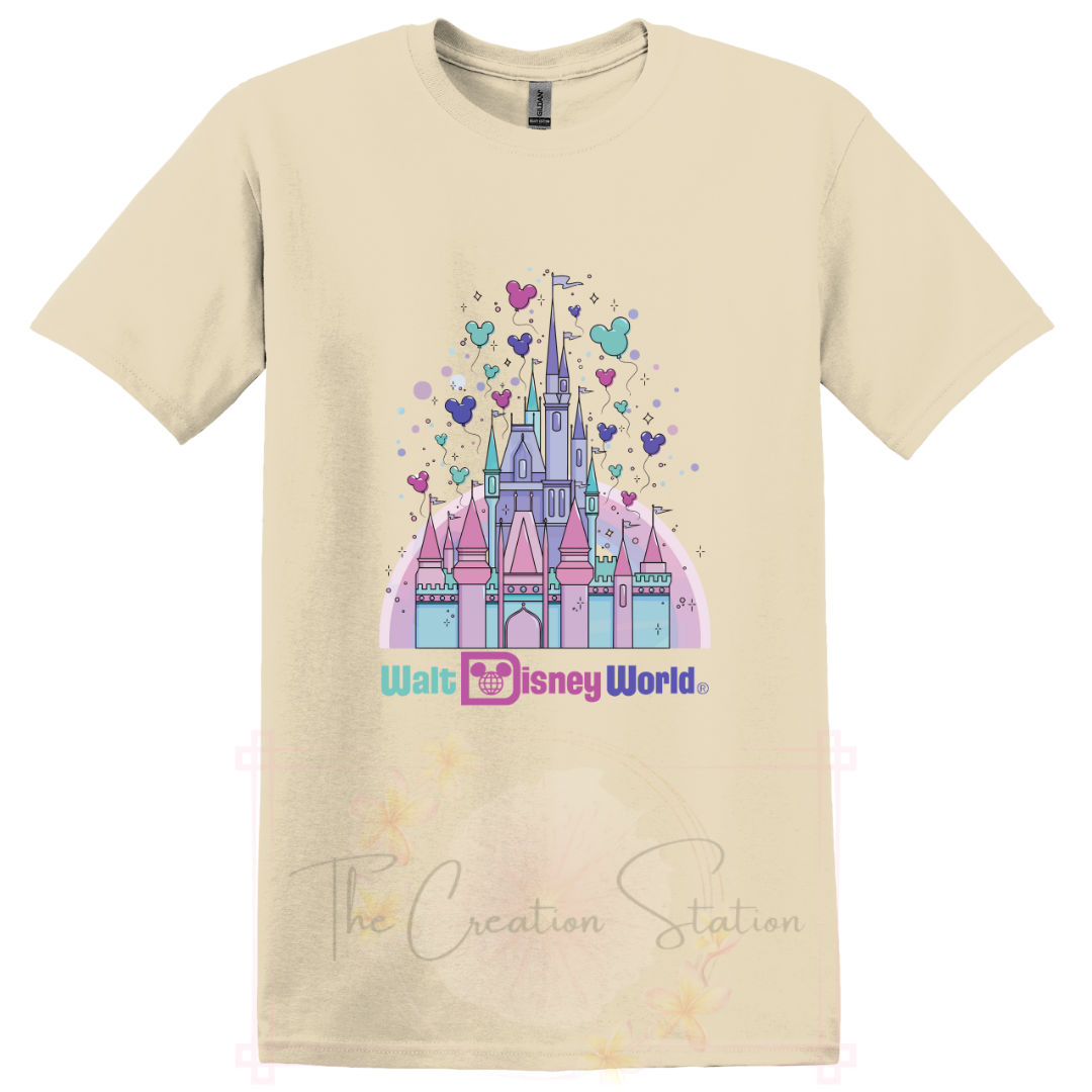 WDW Pastel Castle