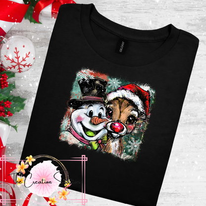Snowman & Reindeer