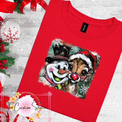 Snowman & Reindeer