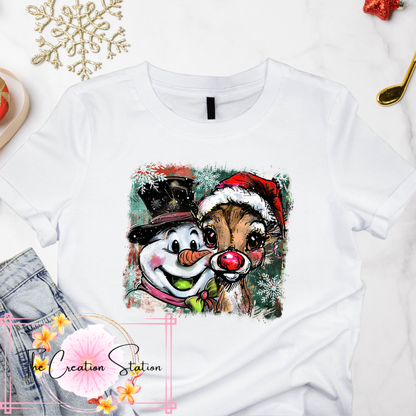 Snowman & Reindeer