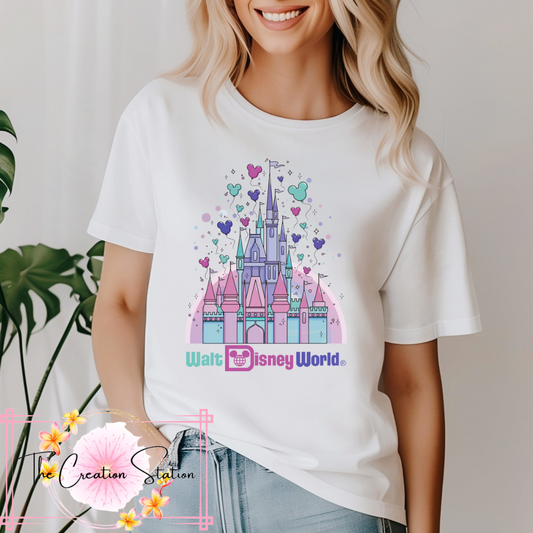 WDW Pastel Castle