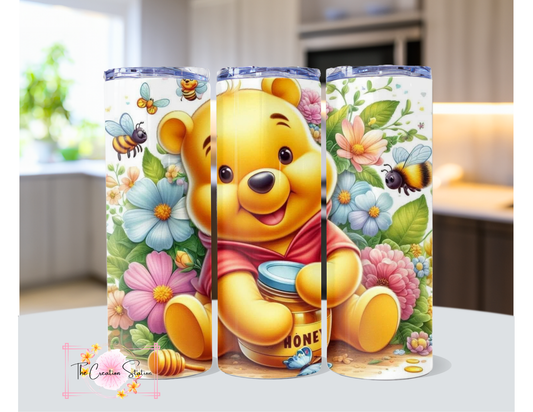 Yellow Bear in Flowers