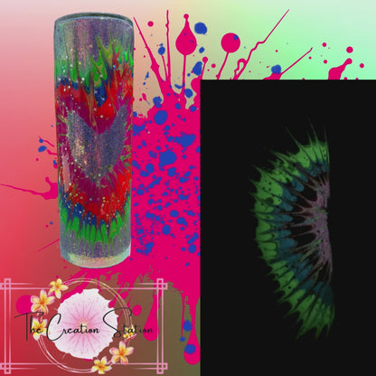 Heart on Glow 30oz (Glow in the dark)