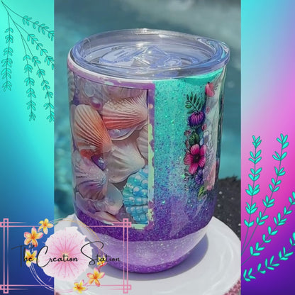 Mermaid Merlot 12oz Wine/Cocktail Tumbler