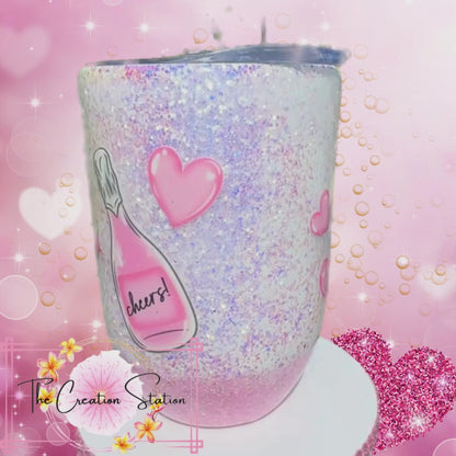 Pop The Love 12oz Wine/Cocktail Tumbler